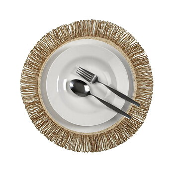 Bordsunderlägg Versa Vit Papper 38 x 38 cm