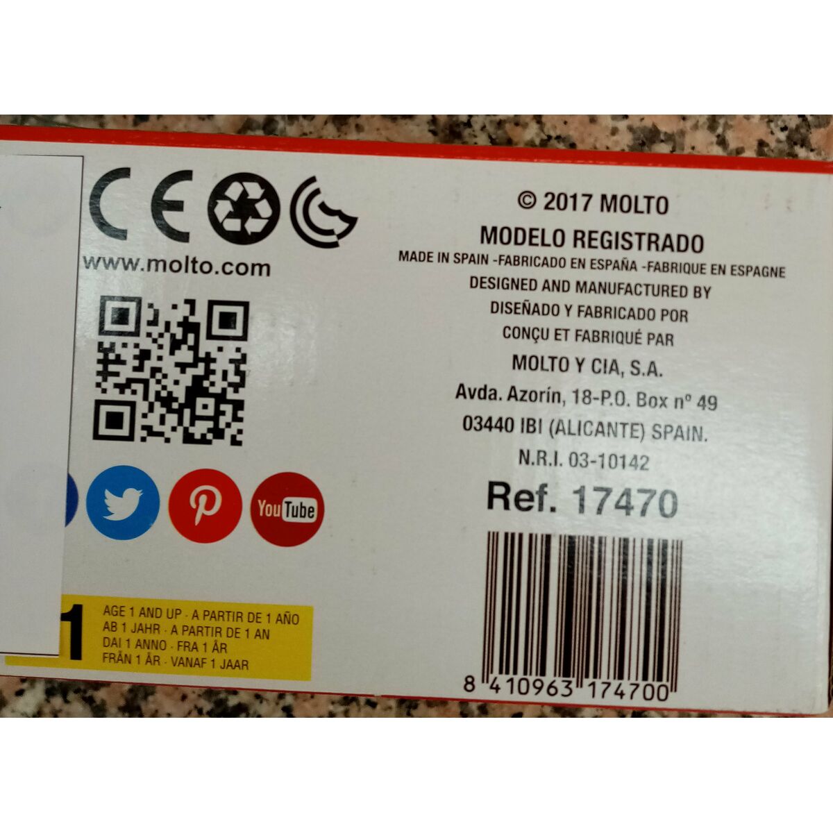 Lastbil med byggklossar Moltó Aeiou Express (28 pcs) - 2
