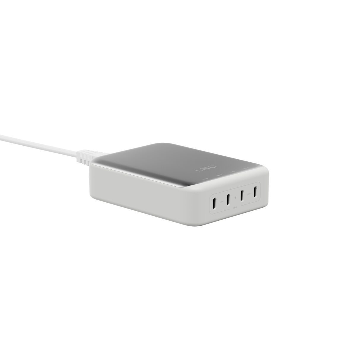 USB-HUB Linq Byelements LQDC240 Vit Grå