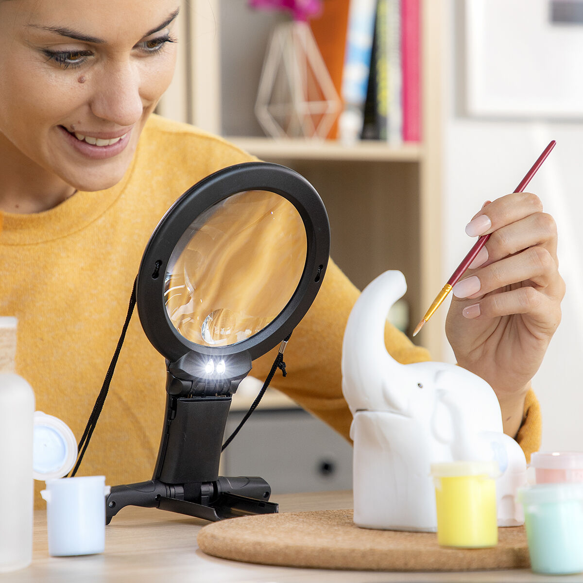 Handsfree förstoringsglas med LED-ljus Zooled InnovaGoods - 3