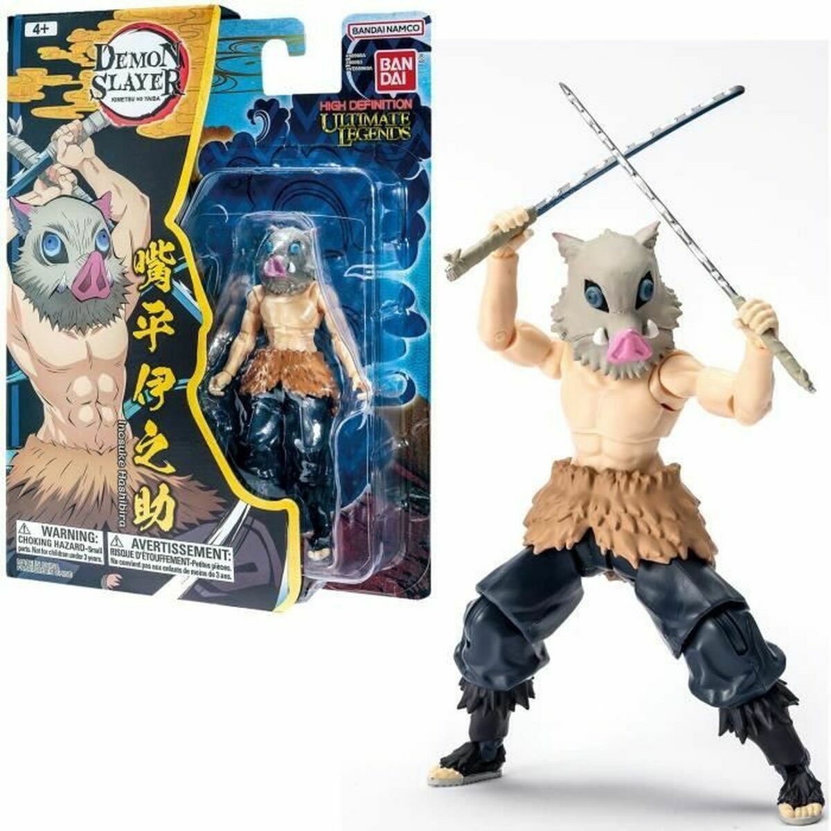 Ledad figur Bandai Demon Slayer  Inosuke Hashibira - 2