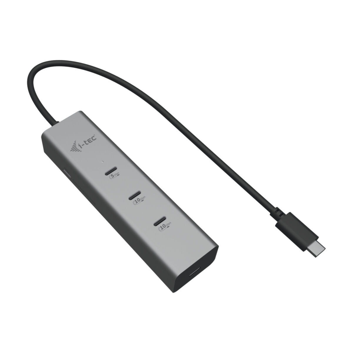 USB-HUB i-Tec C31HUBMETAL8KPDPRO Silvrig