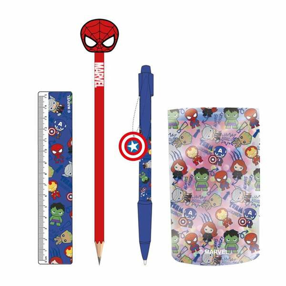 Brevpapper Set The Avengers Multicolour