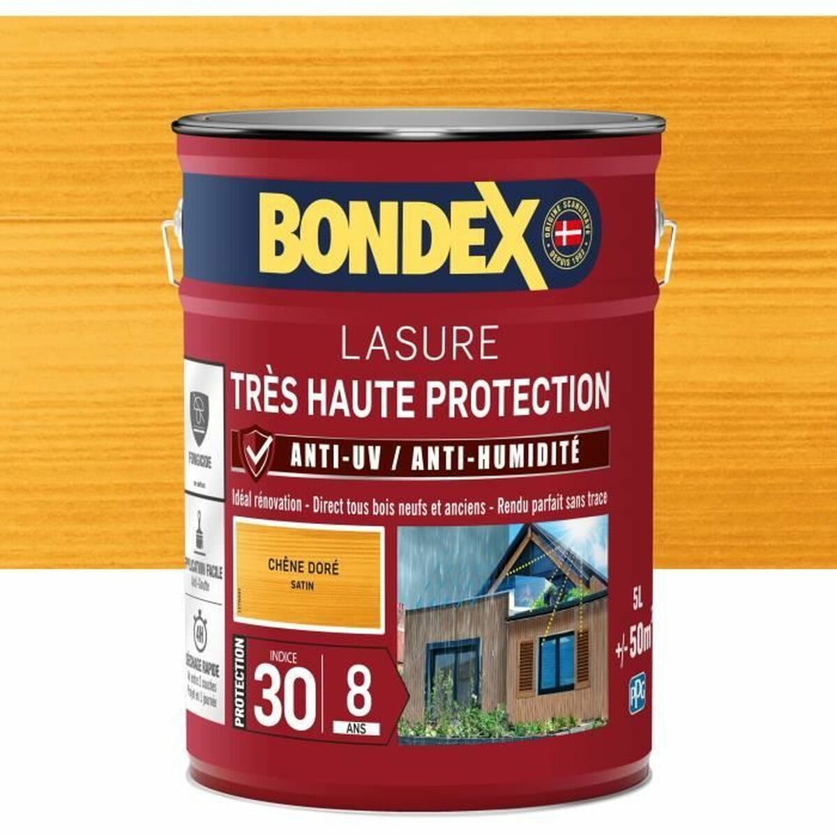 Grundfärg Bondex Brun Satinfinish 5 L