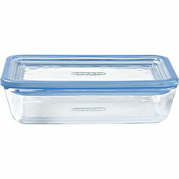 Lunchlådor, set Pyrex Blå Transparent 2,6 L 3 Delar