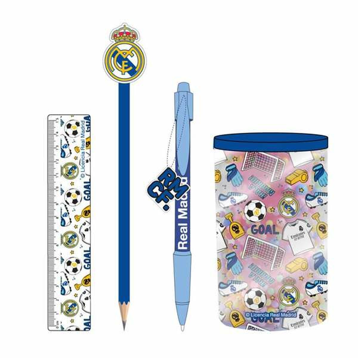 Brevpapper Set Real Madrid C.F. Multicolour