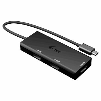 USB-HUB i-Tec C31TRIPLE4KHDMIPD Svart