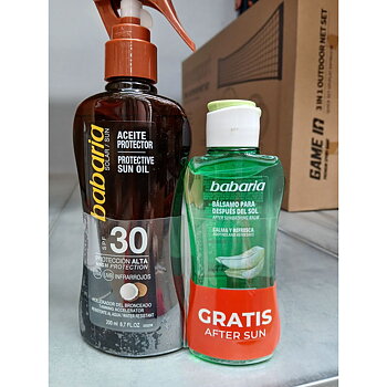 Spray solskydd Babaria Spf 30 Kokosnöt