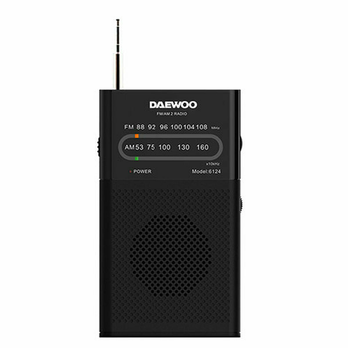 Transistorradio Daewoo DW1027 Svart