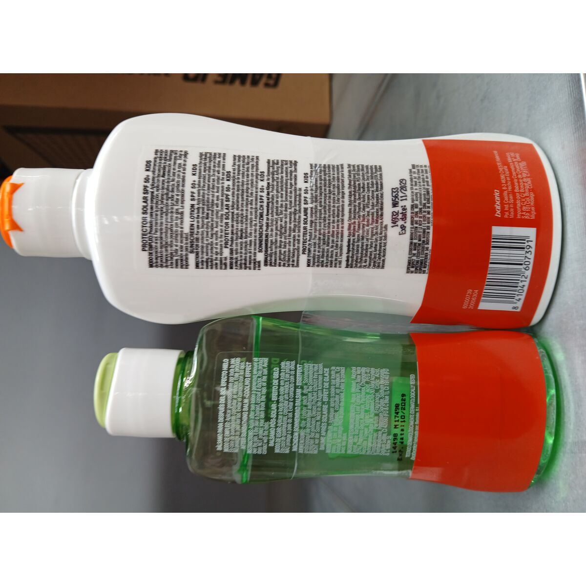 Solmjölk för barn Babaria Spf 50 100 ml - 3