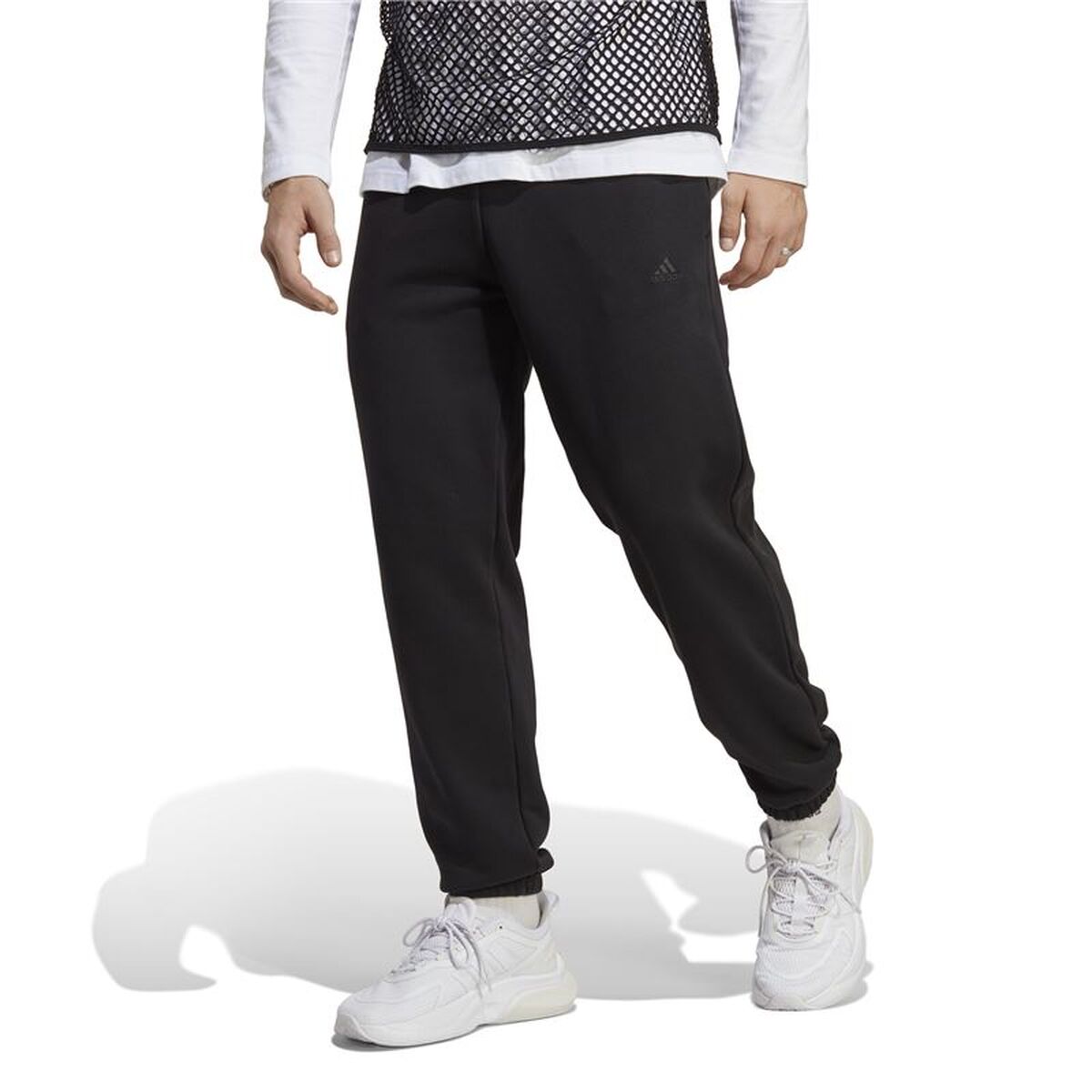 Långa träningsbyxor Adidas Svart Män - 2