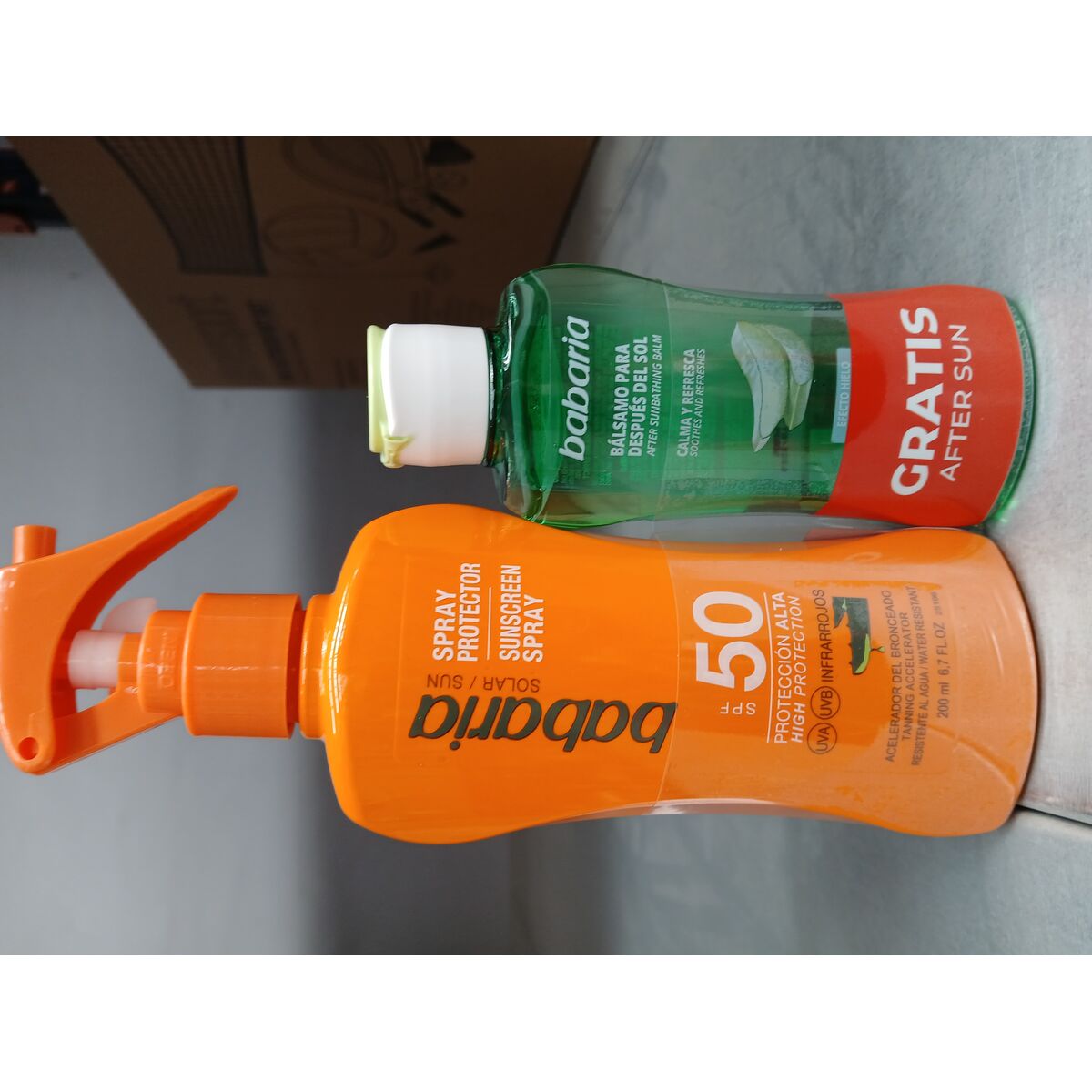 Spray solskydd Babaria Spf 50 100 ml Aloe Vera - 2