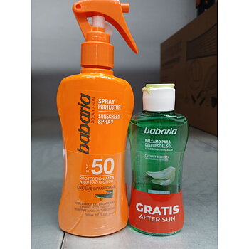 Spray solskydd Babaria Spf 50 100 ml Aloe Vera