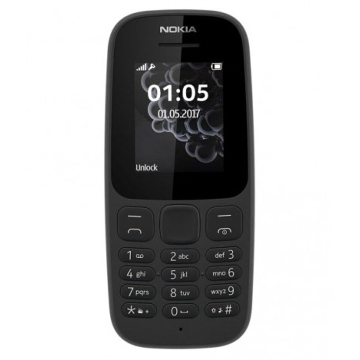 Mobiltelefon Nokia 105 DualSIM 1,45" Svart