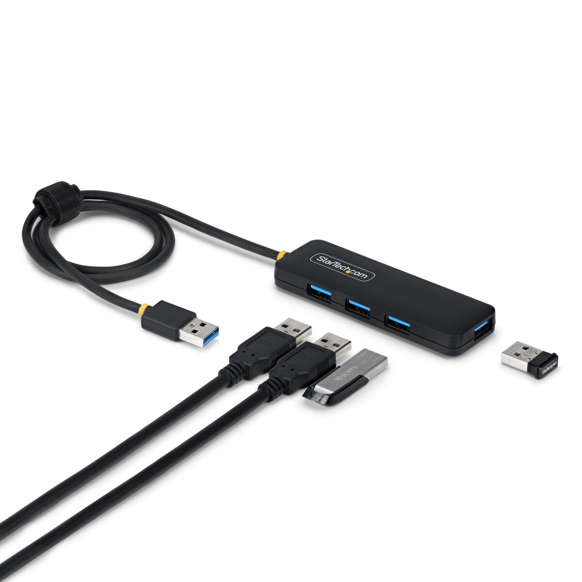 USB-HUB Startech H5A4A-USB-HUB-2 Svart