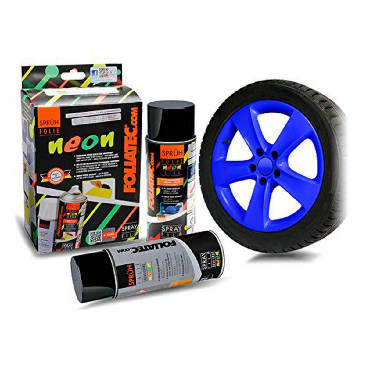 Flytande gummi för bilar Foliatec     Blå 400 ml (2 pcs)