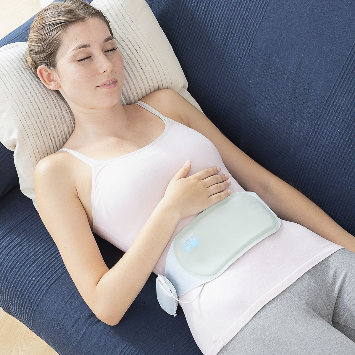 Uppladdningsbar trådlös massage- och värmebälte Beldisse InnovaGoods - 3