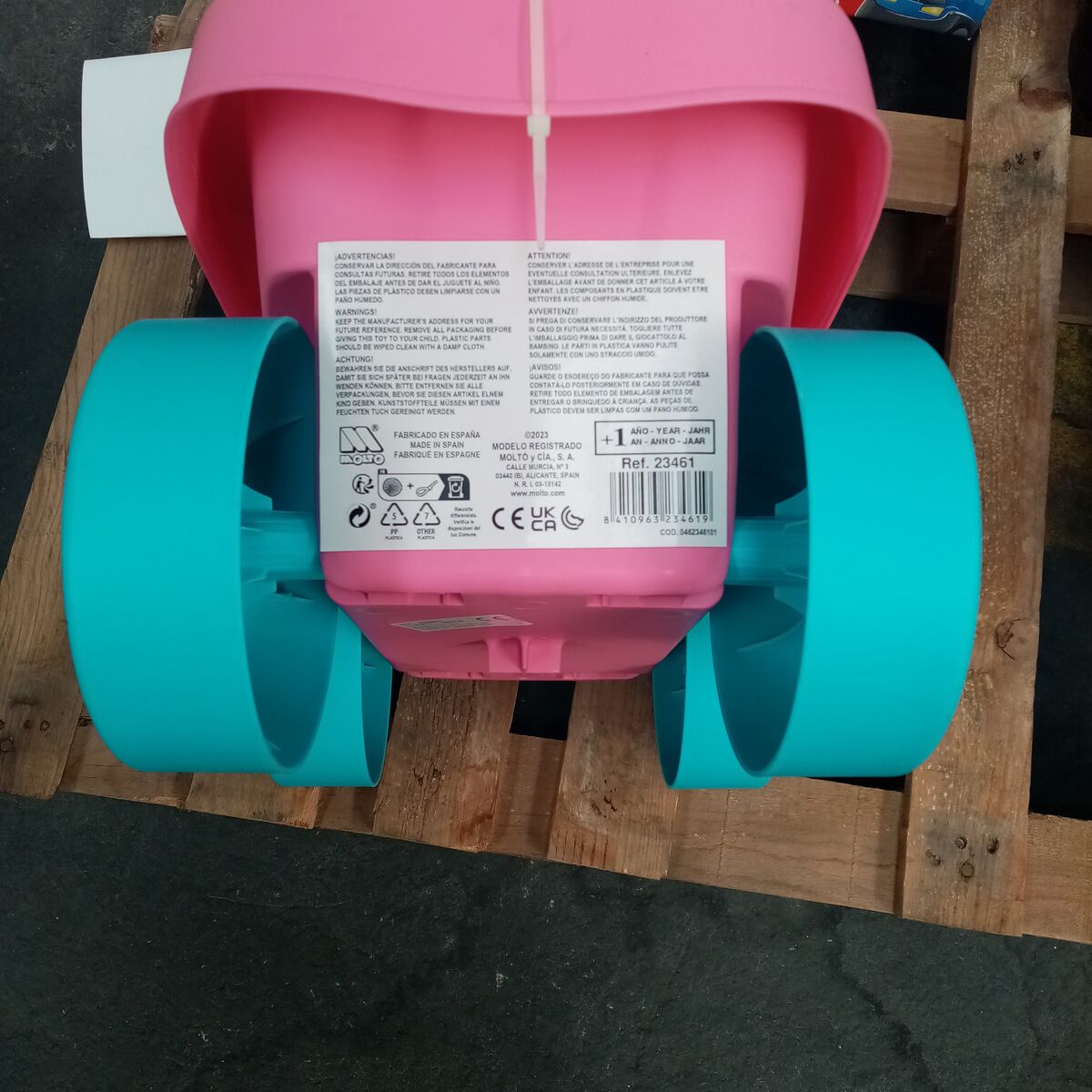 Byggklossar Moltó    20 Delar Vagn Rosa - 3