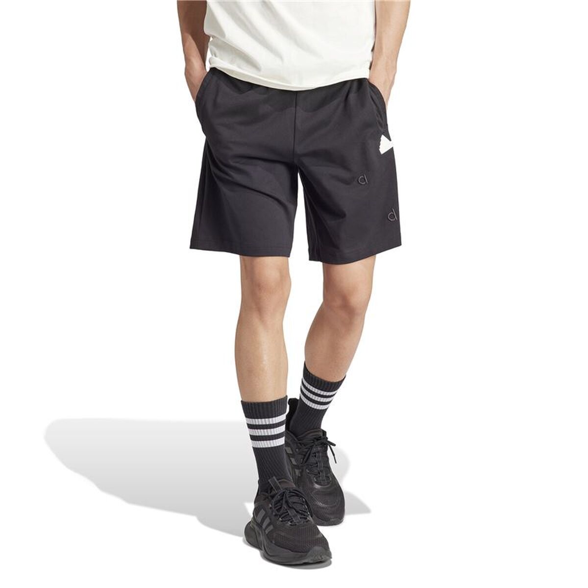 Sportshorts för män Adidas Bl Ih Shrt Q1 Svart - 2