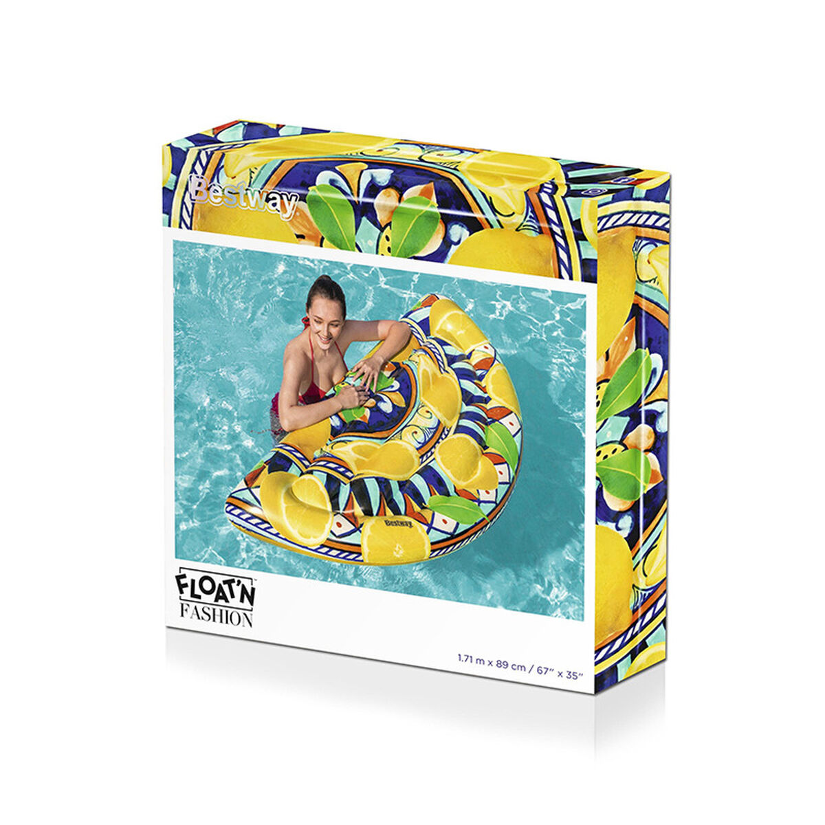 Bestway Luftmadrass Sicilia 171x89 cm Strand och Pool 43364 - 2