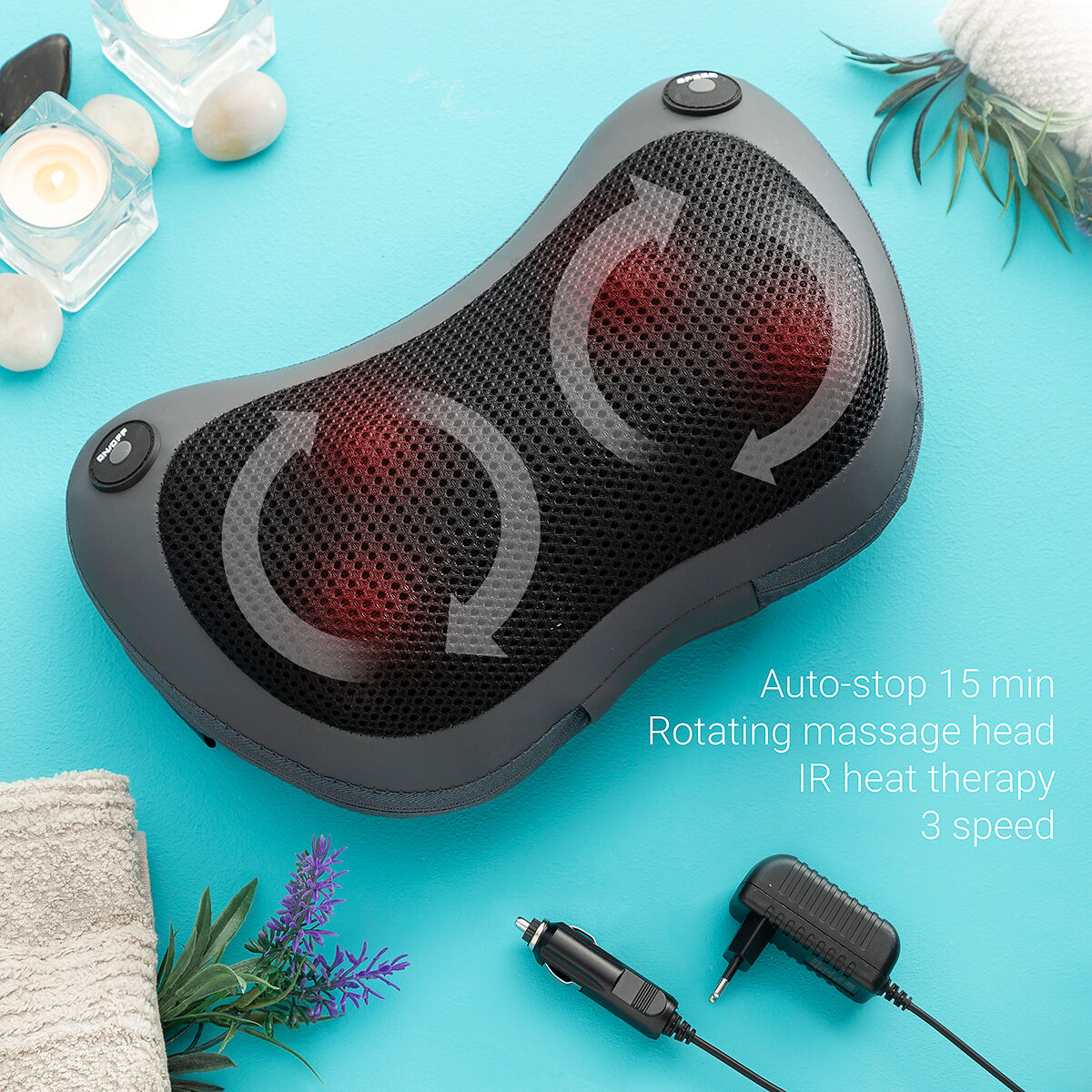 Kompakt Shiatsu massager Shissage InnovaGoods - 3