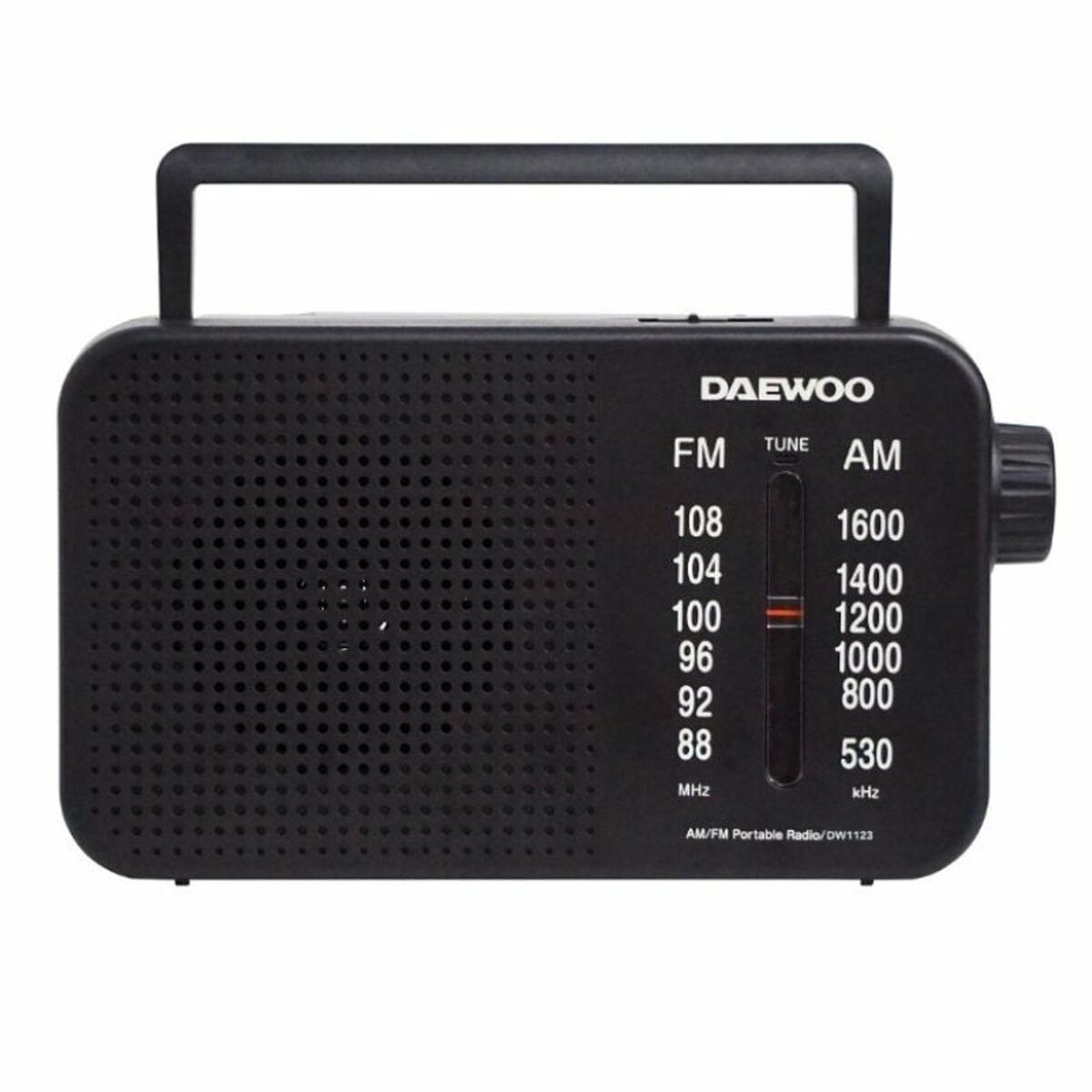 Transistorradio Daewoo DW1123 Svart AM/FM Retro
