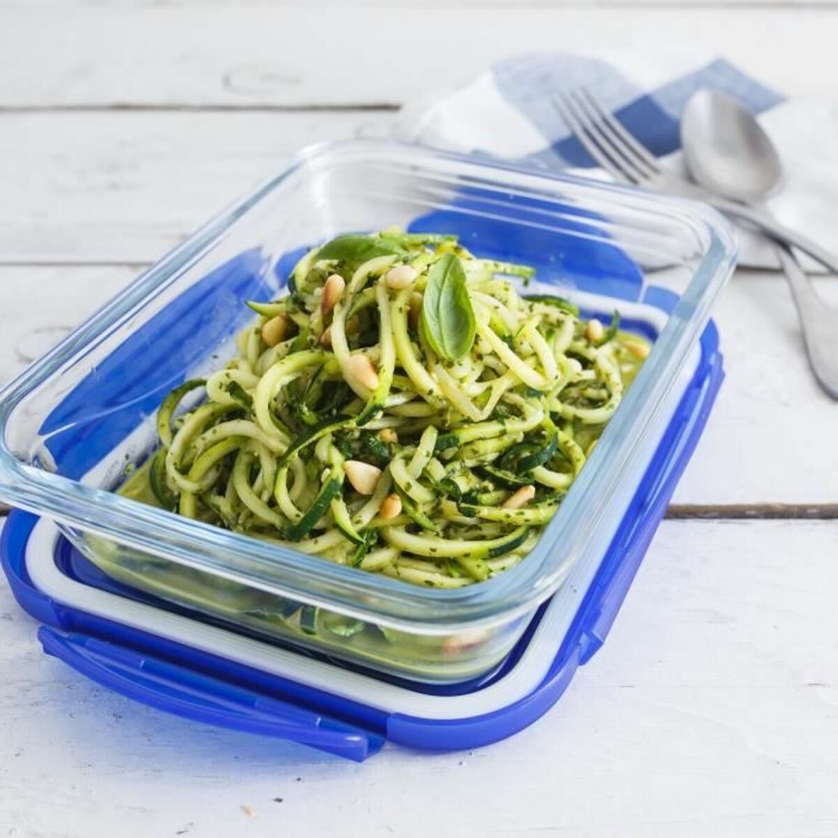 Set med stapelbara, hermetiskt förslutna, matlådor Pyrex Cook & Go Rektangulär 0,8 L 5 Delar - 3