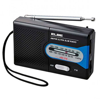 Radio ELBE RF55 Svart AM/FM