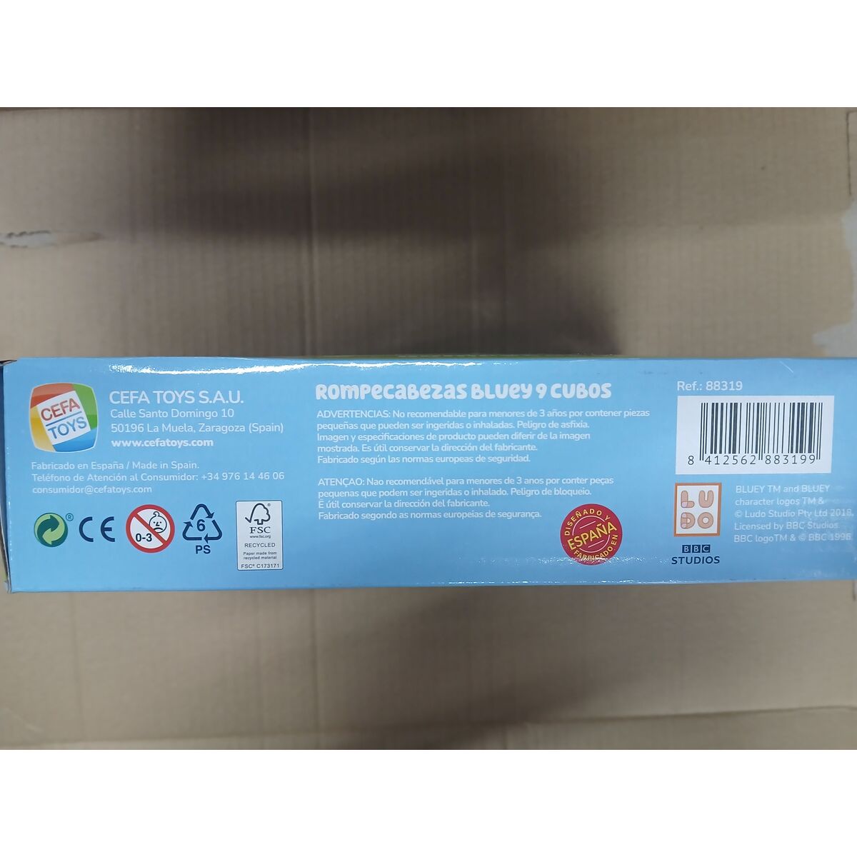 Pussel Cefatoys 9 Delar 21 x 22 x 6 cm - 2