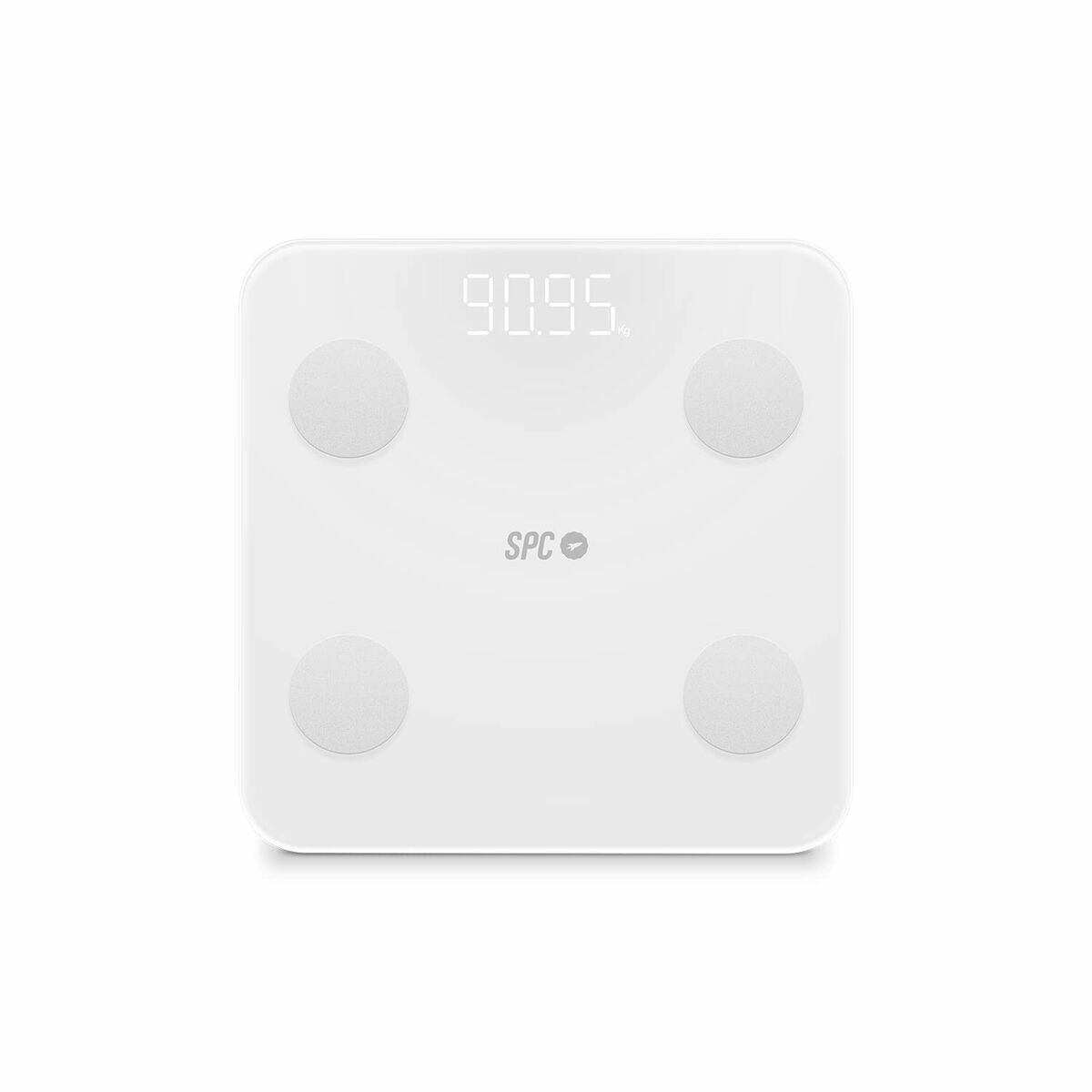 Digital Badrumsvåg SPC ATENEA FIT 3 Vit Härdat glas 180 kg 150 kg 1,5 Kg