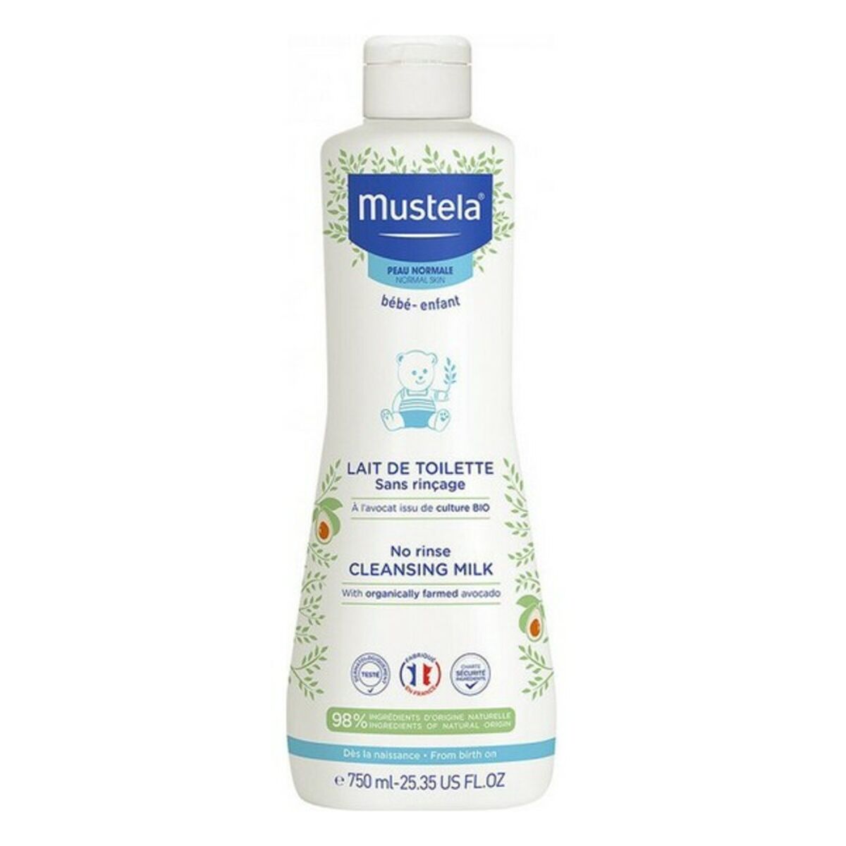 Fuktlotion Mustela 3A4LiuJoBonnie5BootieNappaBlac 750 ml