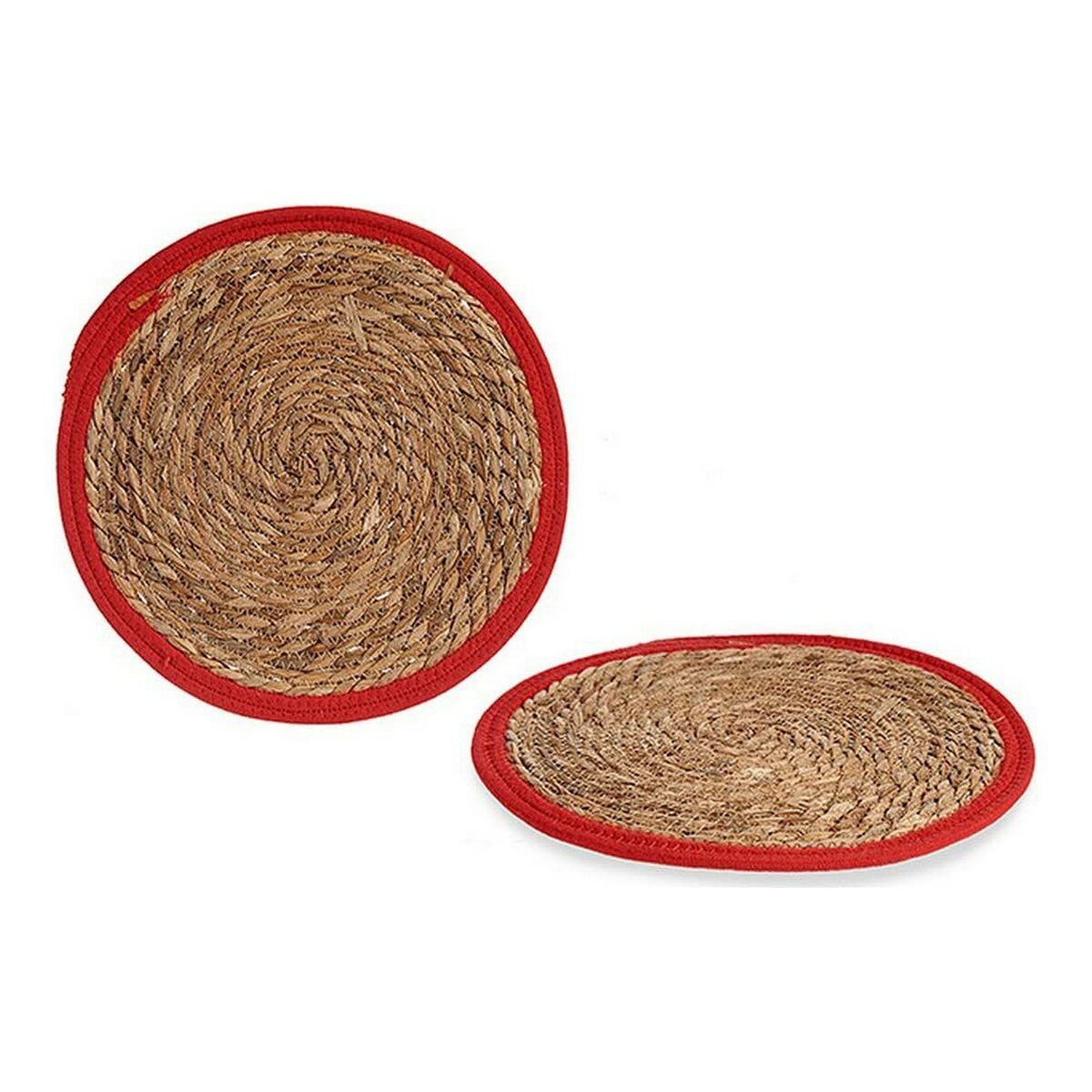 Bordsunderlägg Gift Decor Brun Röd Naturell 35 x 1 x 35 cm Plast - 2