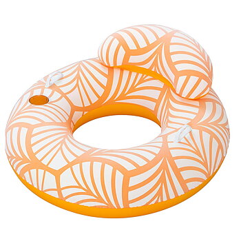 Bestway Uppblåsbar Deluxe Komfortstol med Ryggstöd och Handtag 118x117 cm Strand och Pool 43643