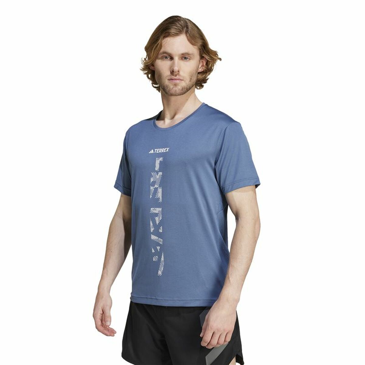 T-shirt med kortärm Herr Adidas Terrex Agravic Blå - 2
