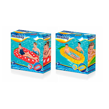 Bestway Uppblåsbar Fruktmadrass med Nät Olika Färger 178x103/186x112cm +6 år Strand & Pool 43644