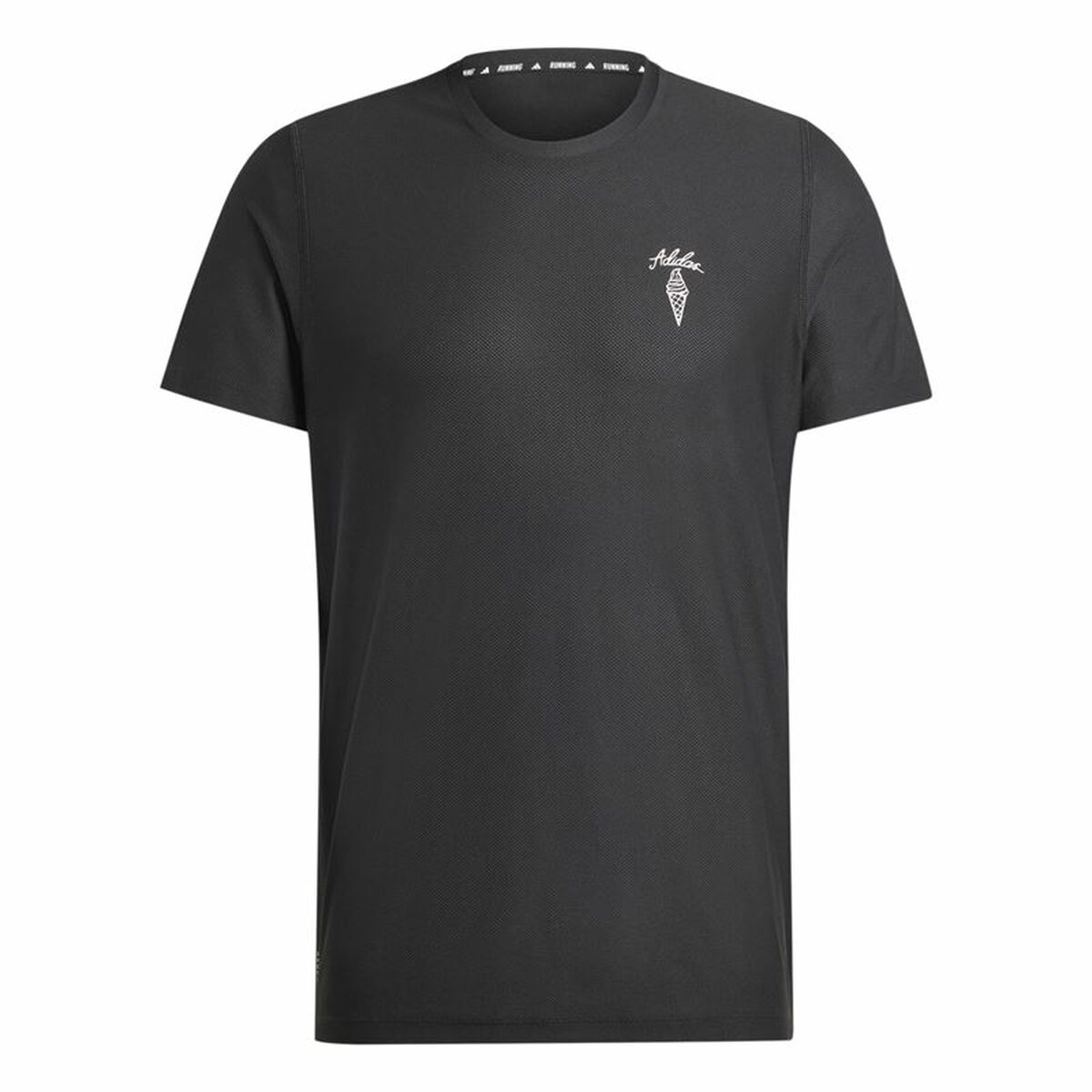 T-shirt med kortärm Herr Adidas Running Ice Cream Graphic Svart