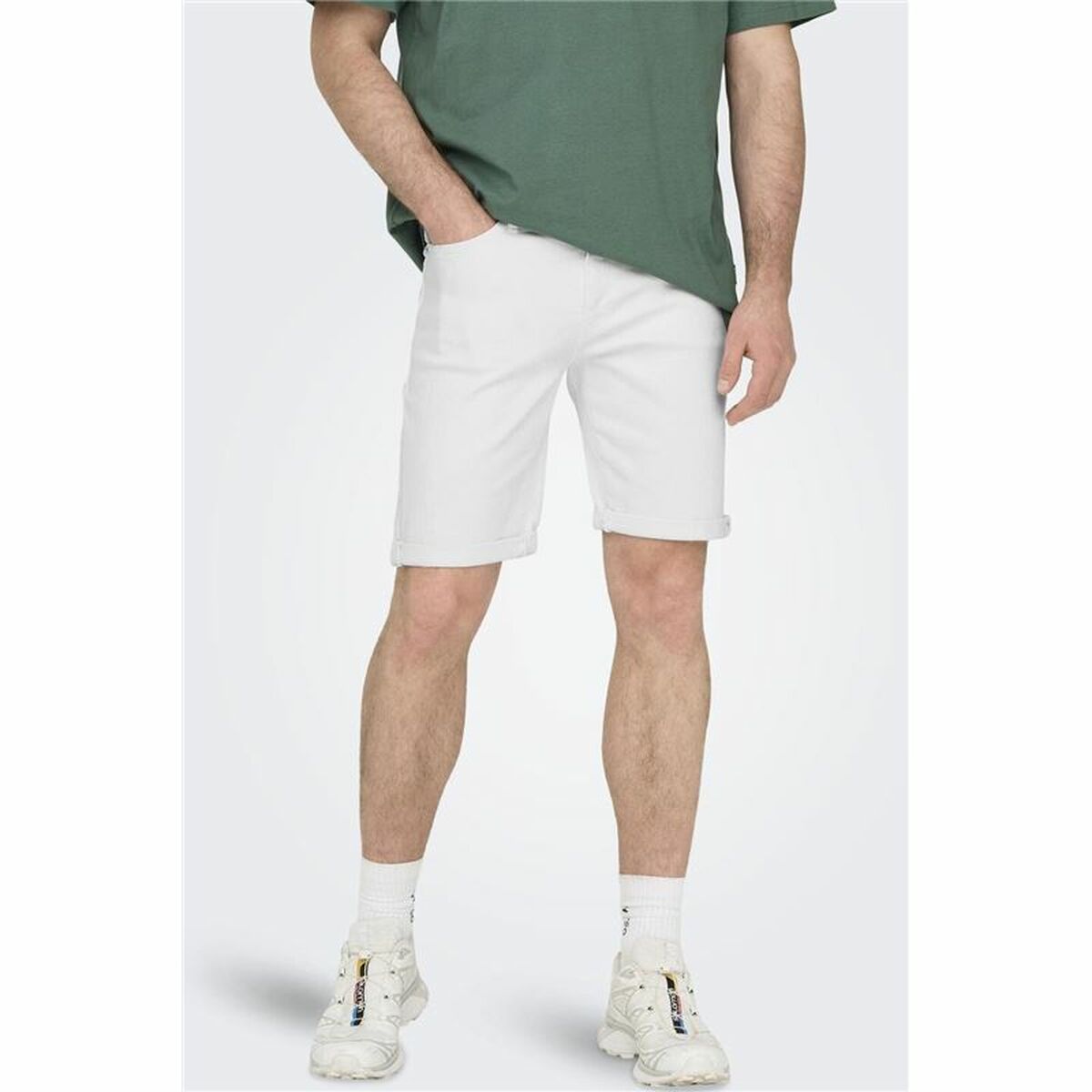 Herrshorts Only & Sons Onsply 9297 White Vit - 3