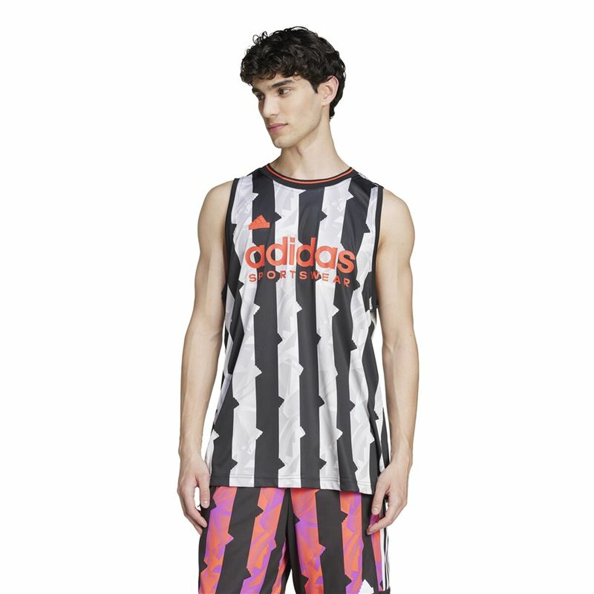Tanktop, Herr Adidas House Of Tiro Tank Top Vit Svart - 2