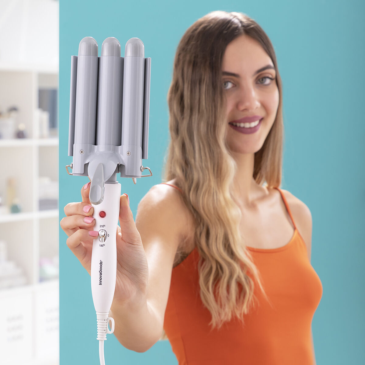 Trippel keramiskt stylingjärn Triler InnovaGoods - 3