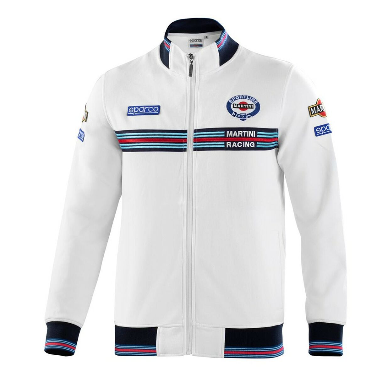 Tröja med huva Sparco Vit L