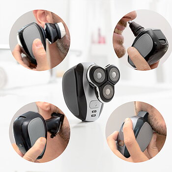 Uppladdningsbar och ergonomisk rakapparat 5-i-1 Shavestyler InnovaGoods