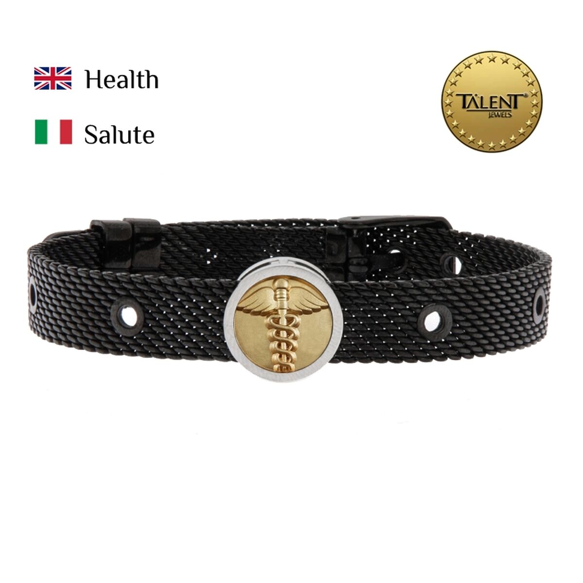 Unisexarmband Health Talent Jewels TJA-2-04-01-2-235 Svart - 2