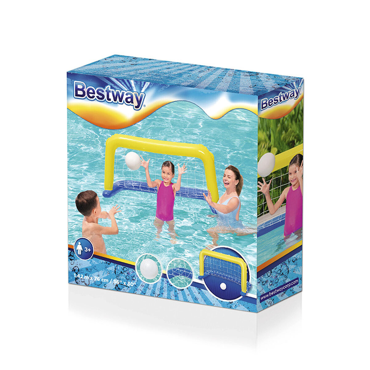 Bestway Flytande Målvakt Uppblåsbar 142x76 cm +3 År Pool 52123 - 2