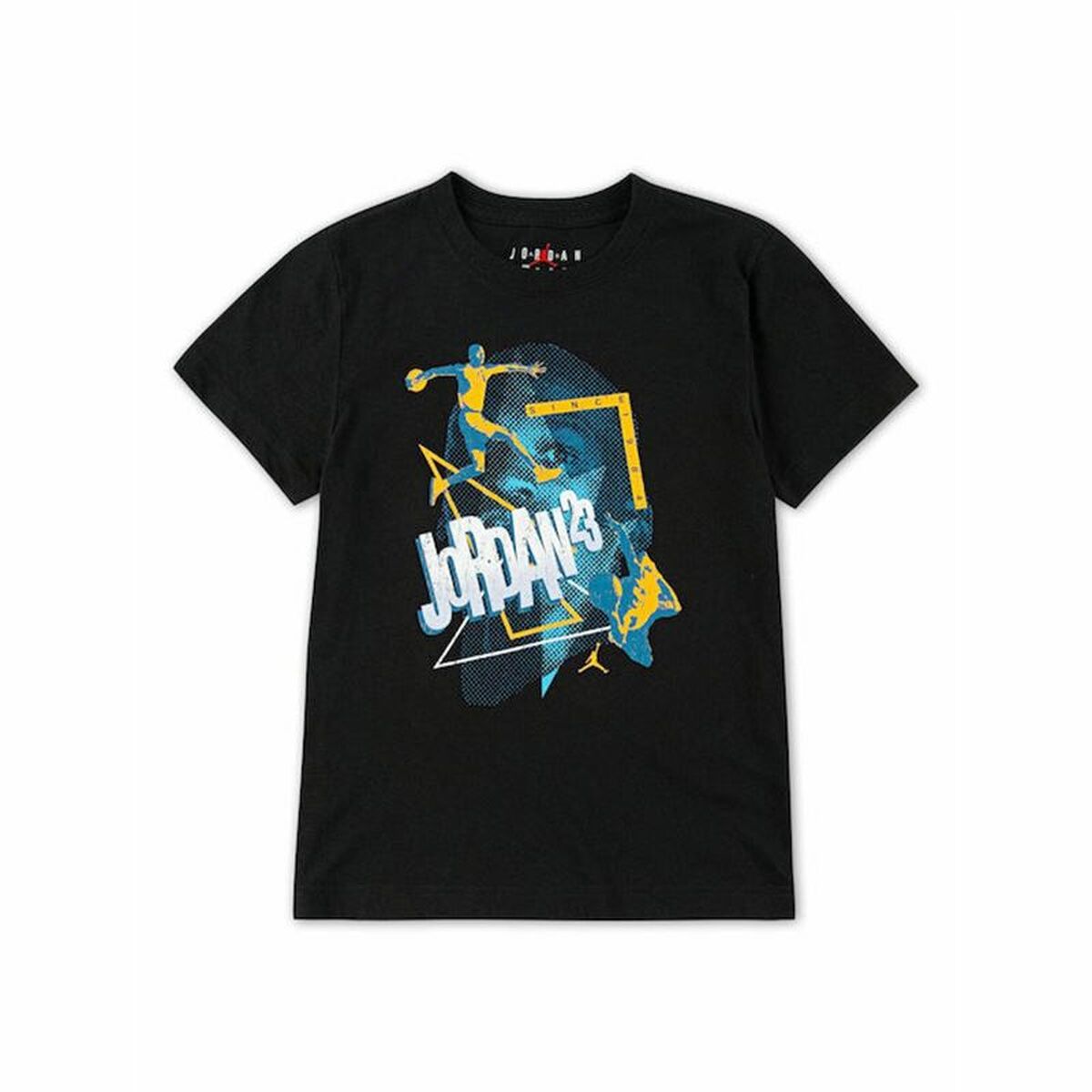 Barn T-shirt med kortärm Jordan Jdb Jordan 3Peat Ss Svart