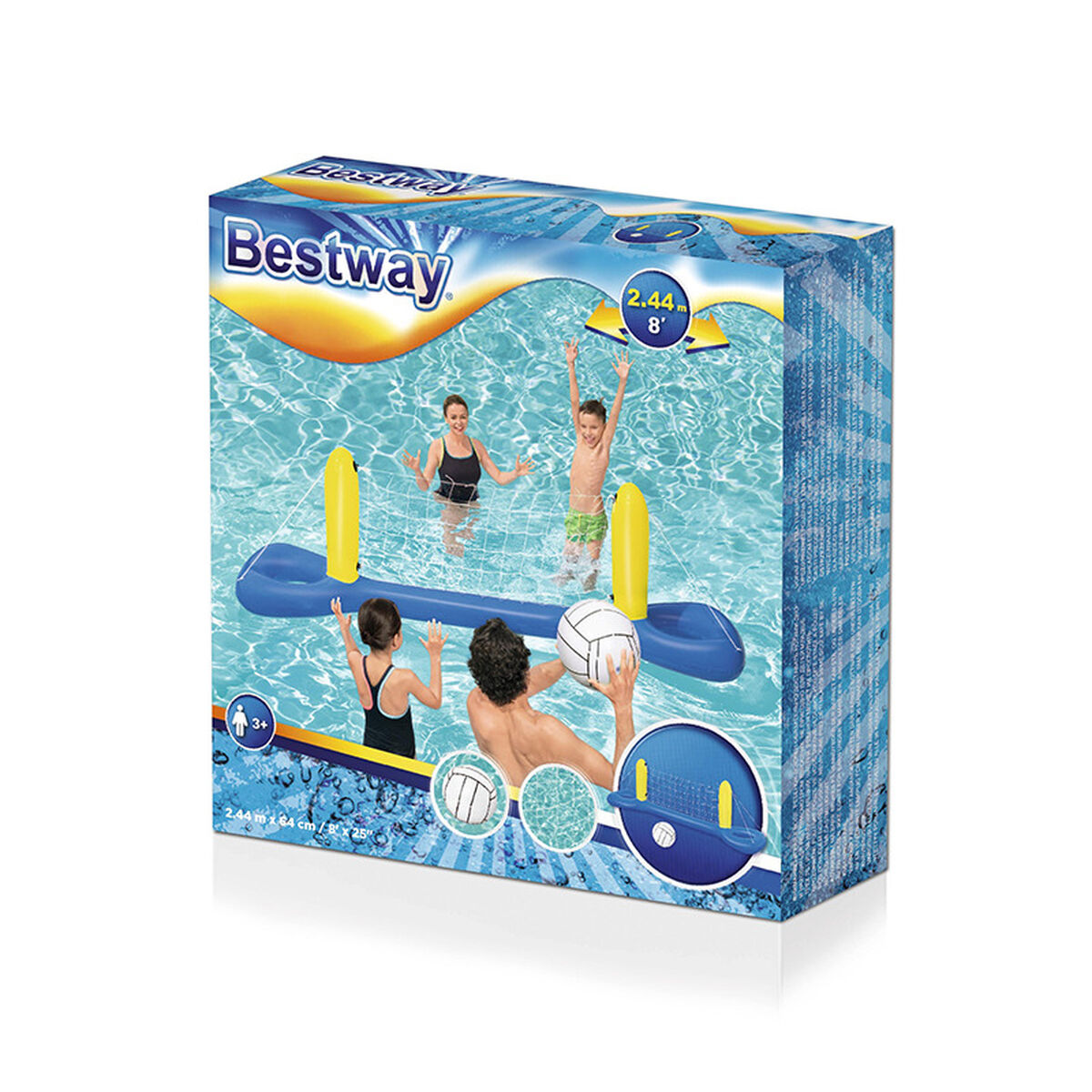 Bestway Flytande Volleybollspel Uppblåsbart 244x64 cm +3 År Pool 52133 - 2