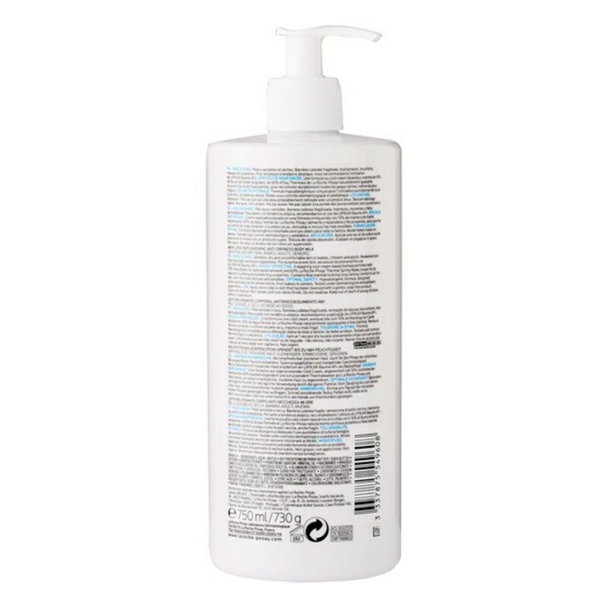 Återfuktande kroppsmjölk La Roche Posay Lipikar 750 ml - 2