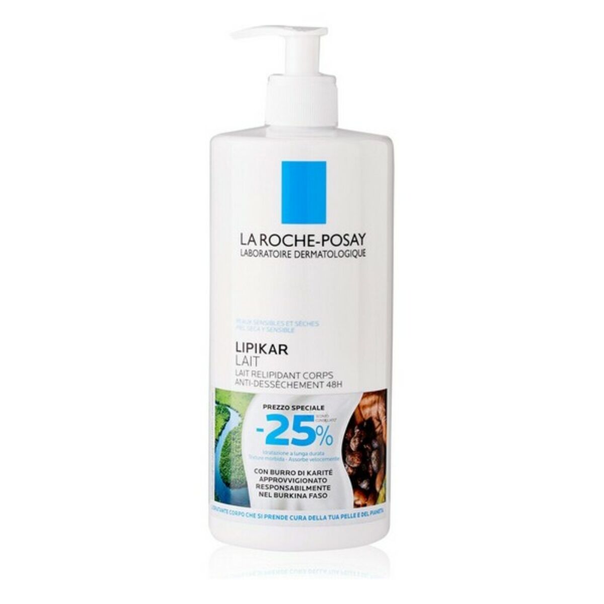 Återfuktande kroppsmjölk La Roche Posay Lipikar 750 ml