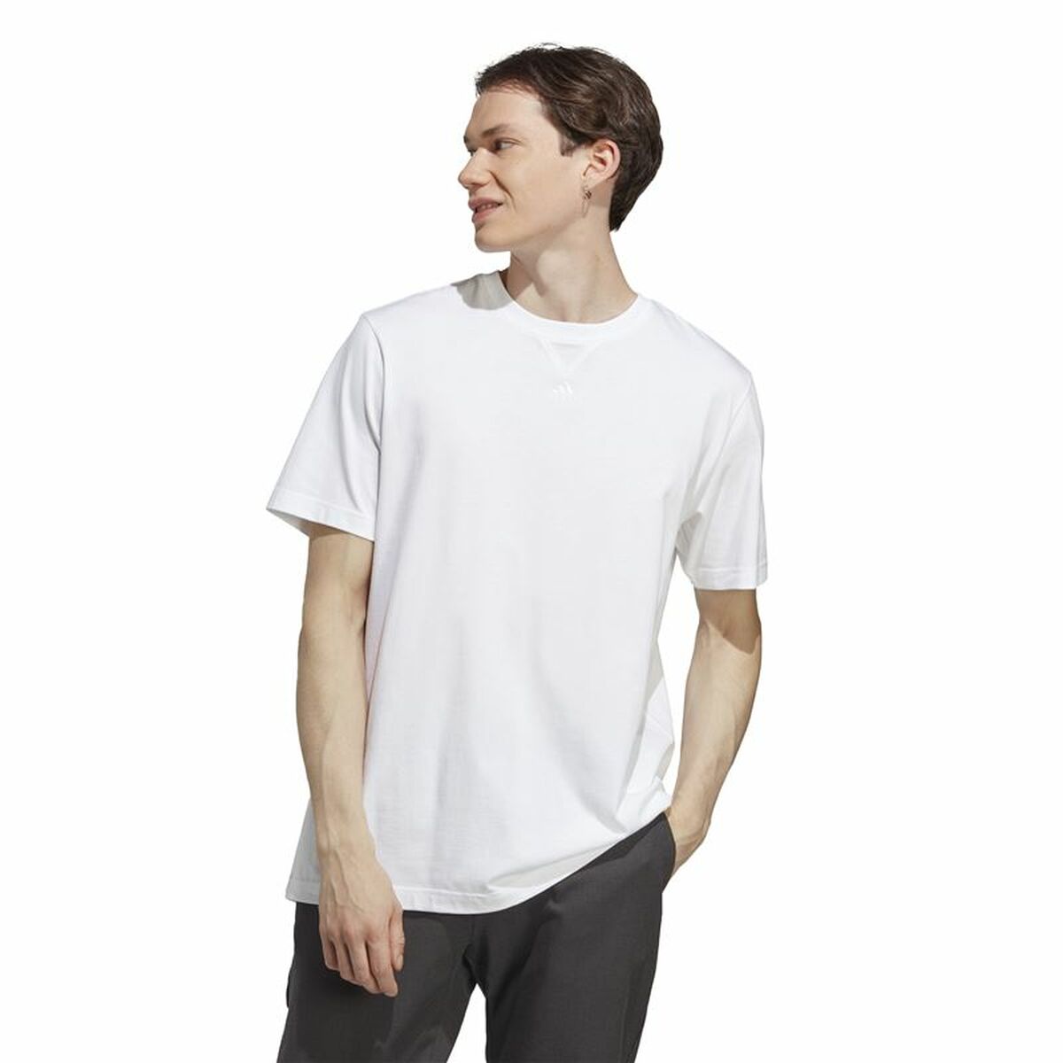 T-shirt med kortärm Herr Adidas M All Szn T Vit L - 2