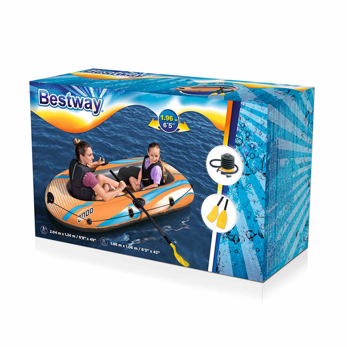 Bestway Båtset Kondor Elite 2000 196x106x31 cm Fritid 61141 - 2