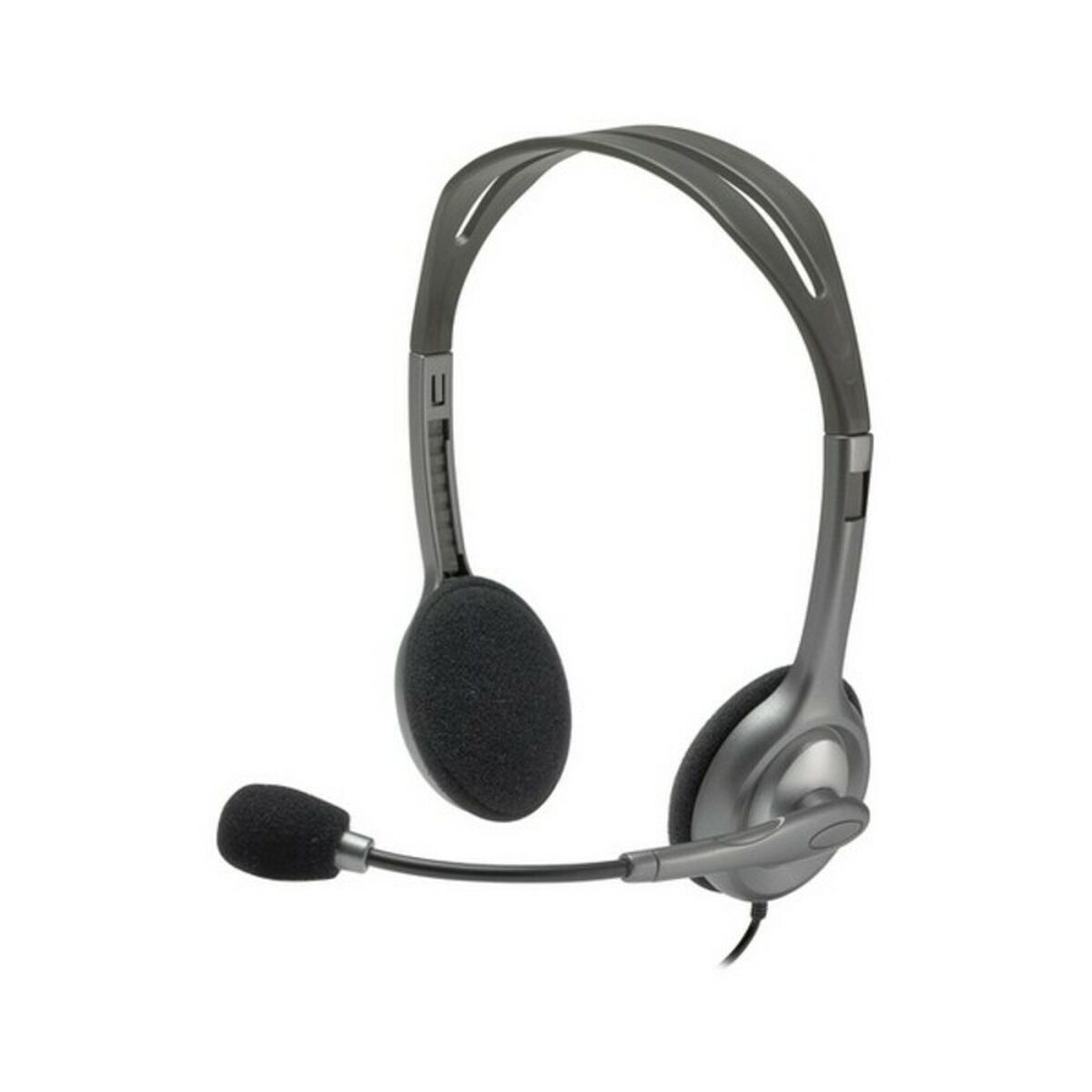 Hörlurar med Mikrofon Logitech 981-000593 Grå